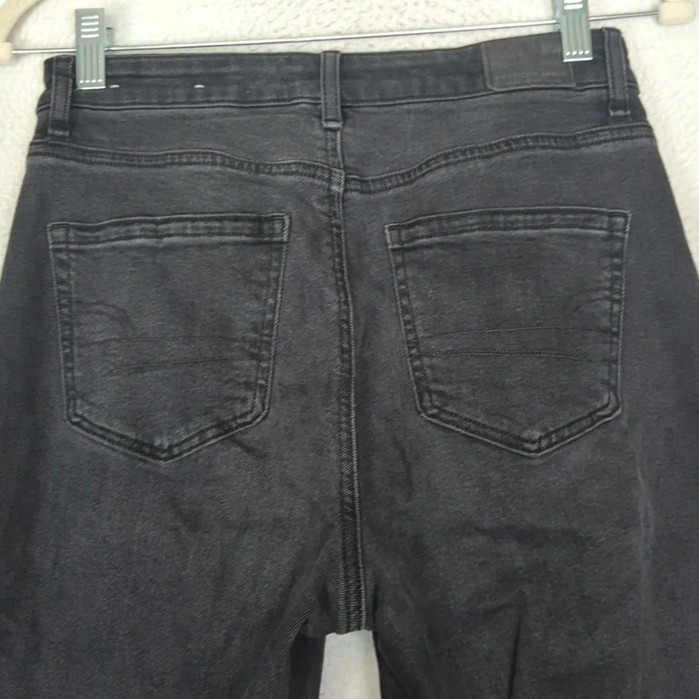 American Eagle Women's Black Stretch Skinny Mom Jeans‎ Size 0